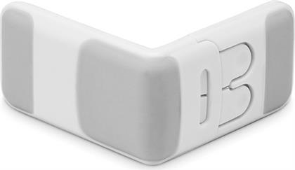 Inofix Προστατευτικό για Ντουλάπια & Συρτάρια με Αυτοκόλλητο από Πλαστικό σε Λευκό Χρώμα 7.6x7.6cm