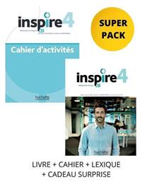 Inspire 4 Super Pack Livre Cahier Lexique Cadeau Surprise - Ιδιωτική Έκδοση