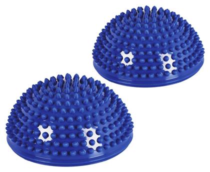 Foot Massage Pad Set Μπάλα Ισορροπίας Μπλε με Διάμετρο 16cm 2τμχ inSPORTline