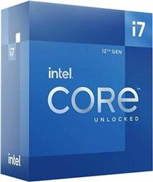Intel Core i7-12700K 2.7GHz Επεξεργαστής 12 Πυρήνων για Socket 1700 σε Κουτί