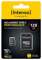 Class Performance microSDXC 128GB Class 10 U1 UHS-I Intenso
