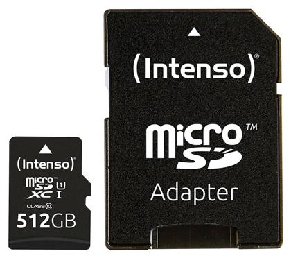 microSDXC 512GB Class 10 U1 UHS-I Intenso