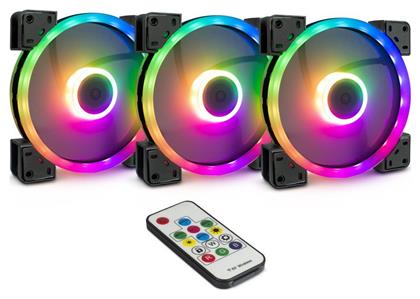 Inter-Tech Argus RGB-Fan Set RS-14 Case Fan 140mm 3τμχ - Inter Tech