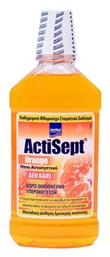 InterMed Actisept Mouthwash Orange Στοματικό Διάλυμα Καθημερινής Προστασίας 500ml - Intermed