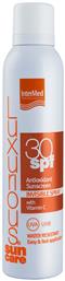 InterMed Antioxidant Sunscreen Invisible Water Αδιάβροχη Αντηλιακή Λοσιόν για το Σώμα SPF30 σε Spray 200ml - Intermed