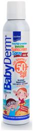 InterMed Babyderm Αδιάβροχο Παιδικό Αντηλιακό Spray για Πρόσωπο & Σώμα SPF50 200ml - Intermed