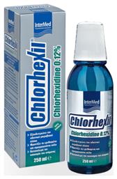 InterMed Chlorhexil 0.12% Στοματικό Διάλυμα για την Ουλίτιδα κατά της Πλάκας και της Κακοσμίας 250ml - Intermed