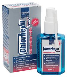 InterMed Chlorhexil 0.20% Spray Στοματικό Διάλυμα κατά της Πλάκας 60ml - Intermed