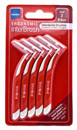 InterMed Ergonomic InterBrush Μεσοδόντια Βουρτσάκια 4τμχ - Intermed