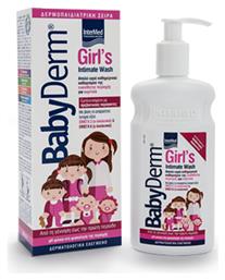 InterMed Παιδικό Αφρόλουτρο Babyderm Girls για την Ευαίσθητη Περιοχή σε Μορφή Κρέμας 300ml - Intermed