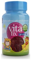InterMed Vitafix Multi & Probio Gummies Πολυβιταμίνη Φράουλα 60 x 1 ζελεδάκια 60τμχ - Intermed