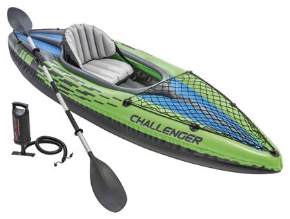 Challenger K1 68305 Φουσκωτό Kayak Θαλάσσης 1 Ατόμου Πολύχρωμο Intex