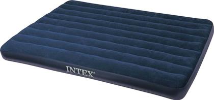 Intex Φουσκωτό Στρώμα Ύπνου Υπέρδιπλο με Τρόμπα Χειρός Classic Downy 203x152x22cm από το Shop365