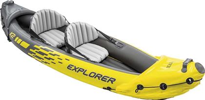 Intex Explorer K2 68307 Φουσκωτό Kayak Θαλάσσης 2 Ατόμων Κίτρινο από το Moustakas Toys