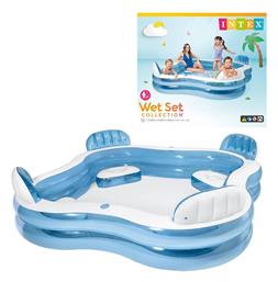 Παιδική Πισίνα Φουσκωτή 229x229x66εκ. Intex