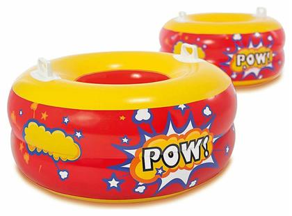 Παιδικό Σωσίβιο Κουλούρα Ka-Pow Bumpers με Διάμετρο 80εκ. Κόκκινο Intex
