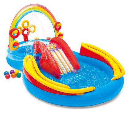 Rainbow Ring Play Center Παιδική Πισίνα Φουσκωτή 297x193x135εκ. Intex