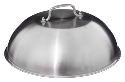 Wok για Ψησταριά Καπάκι για Μπάρμπεκιου από Ανοξείδωτο Ατσάλι Intex