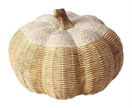 Διακοσμητική Κολοκύθα Pepo Deco Πολυρητίνης 22.5x22.5x16cm InTheBox