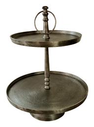 Βάση Παρουσίασης Inox 39cm (2 Επίπεδα) InTheBox