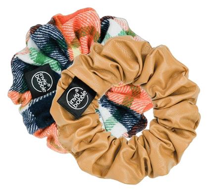 Fall in Love Duo Scrunchy Μαλλιών Καφέ Invisibobble