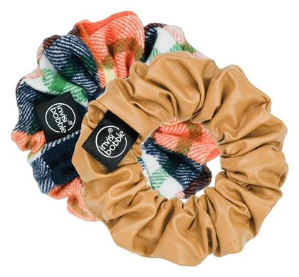 Invisibobble Fall in Love Duo Scrunchy Μαλλιών Καφέ