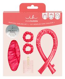 Heatless Curling Set σε Κόκκινο Χρώμα Invisibobble