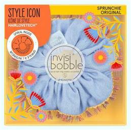 Original Sprunchie Scrunchy Μαλλιών Γαλάζιο Invisibobble