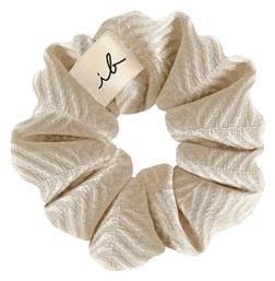 Sprunchie Alegria In The Spirit Of It Βελουτέ Scrunchy Μαλλιών Λευκό Μπεζ Invisibobble