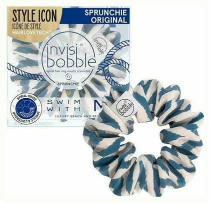 Sprunchie Βελουτέ Scrunchy Μαλλιών Μπλε Invisibobble