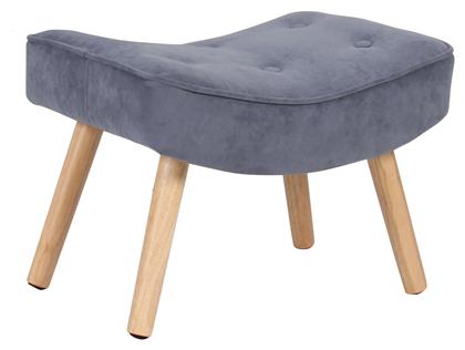 Υποπόδιο Alma Ανοιχτό Μπλε 52x38x35εκ. Woodwell