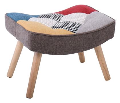 Υποπόδιο Alma Πολύχρωμο 52x38x35εκ. Woodwell