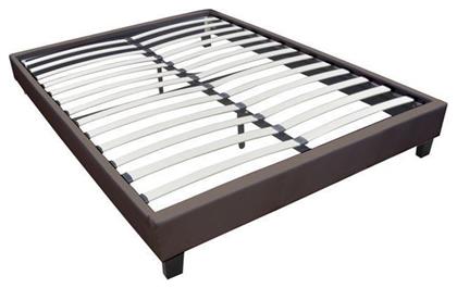 Υπόστρωμα Κρεβατιού Διπλό Καφέ 150x200x29εκ. Woodwell