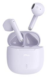 TW100 In-ear Bluetooth Handsfree Ακουστικά με Θήκη Φόρτισης Μωβ iPro