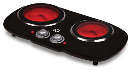 Επιτραπέζια Εστία Κεραμική Διπλή IQ