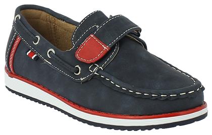 Ανατομικά Παιδικά Μοκασίνια από Συνθετικό Δέρμα με Σκρατς 5NS577A18 IQ Shoes από το Pitsiriki