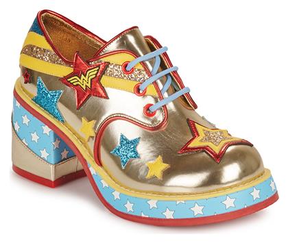 Γυναικεία Oxfords σε Χρυσό Χρώμα Irregular Choice