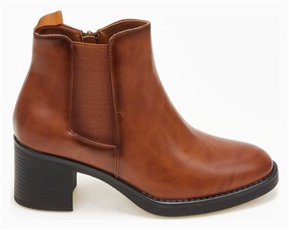 Γυναικεία Μποτάκια με Μεσαίο Τακούνι Camel Issue Fashion