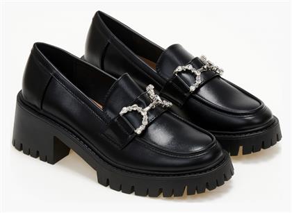 Γυναικεία Loafers σε Μαύρο Χρώμα Issue Fashion