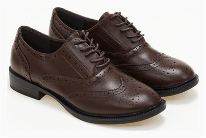 Γυναικεία Oxfords σε Καφέ Χρώμα Issue Fashion