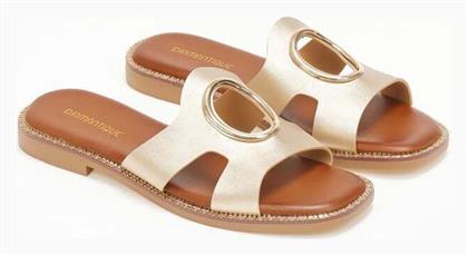 Γυναικεία Σανδάλια σε Χρυσό Χρώμα Issue Fashion