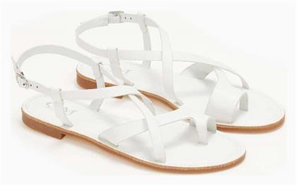 Γυναικεία Σανδάλια σε Λευκό Χρώμα Issue Fashion