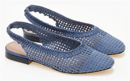 Γυναικείες Μπαλαρίνες σε Μπλε Χρώμα Issue Fashion