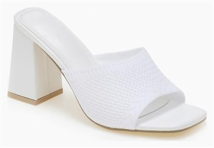 Mules με Τακούνι σε Χρώμα Issue Fashion