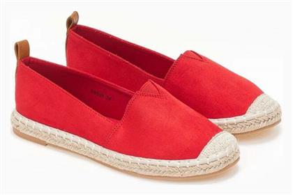 Suede Γυναικείες Εσπαντρίγιες σε Κόκκινο Χρώμα Issue Fashion