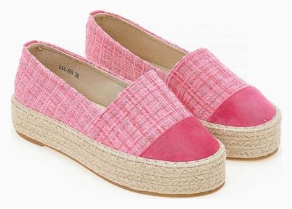 Suede Γυναικείες Εσπαντρίγιες σε Ροζ Χρώμα Issue Fashion