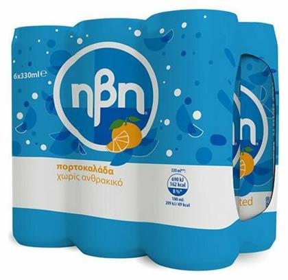 Μπλε Κουτί Πορτοκαλάδα Χωρίς Ανθρακικό 6x330ml Κωδικός: 33489638 Ήβη