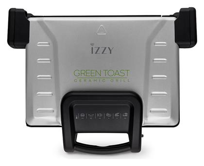 Green Toast XL 2100W για 4 Τοστ Γκρι Izzy
