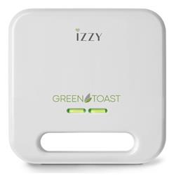 IZ-2010 Green Toast 800W για 2 Τοστ Λευκή Izzy