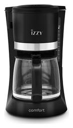 IZ-6102 Comfort Καφετιέρα Φίλτρου 900W Black Izzy
